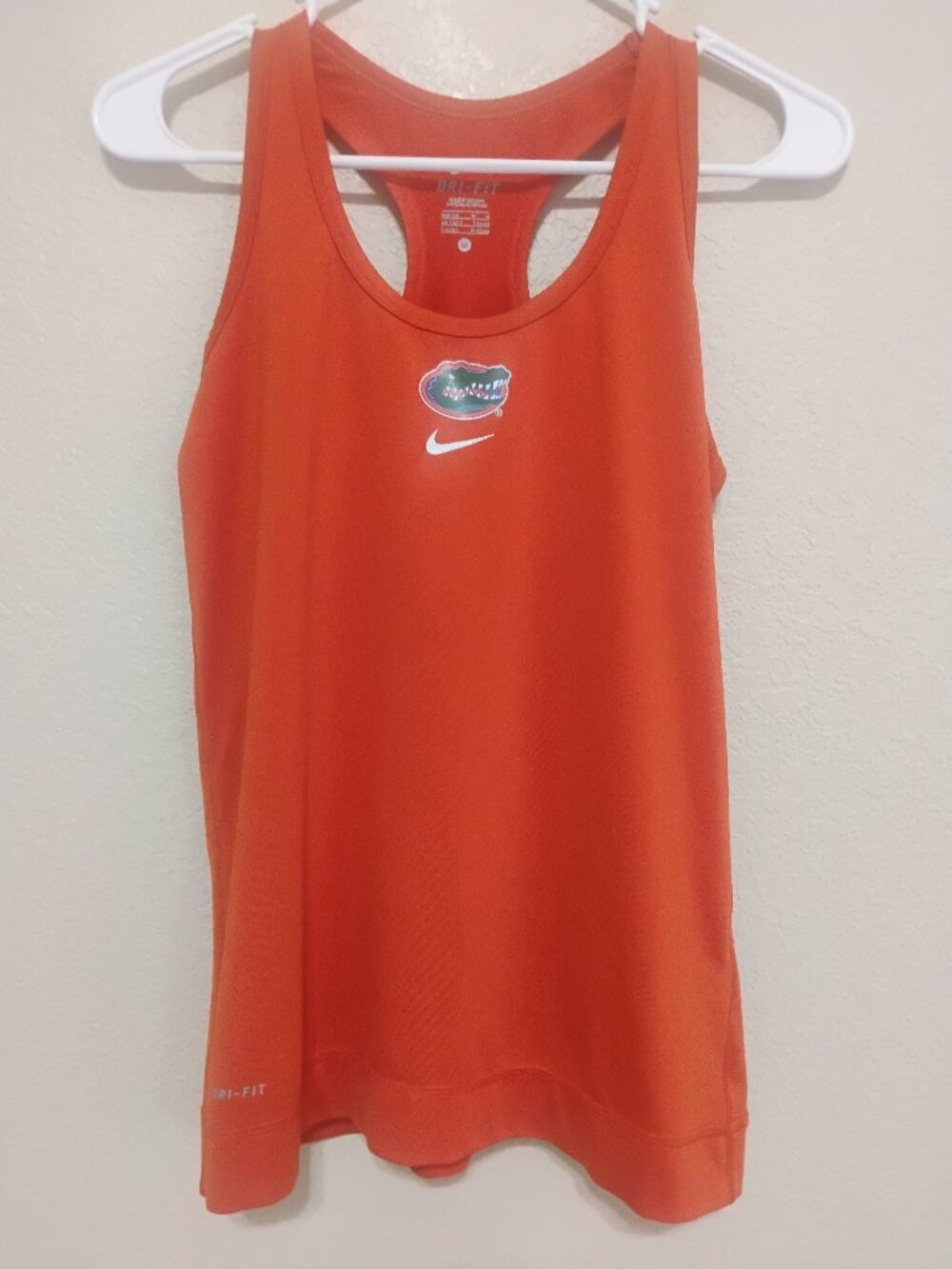 Nike Florida Gators Womens M Orange Dri-FIT Racerback Tank Top NCAA